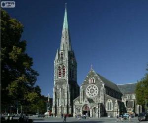 пазл Кафедральный собор Крайстчерча, Новая Зеландия
